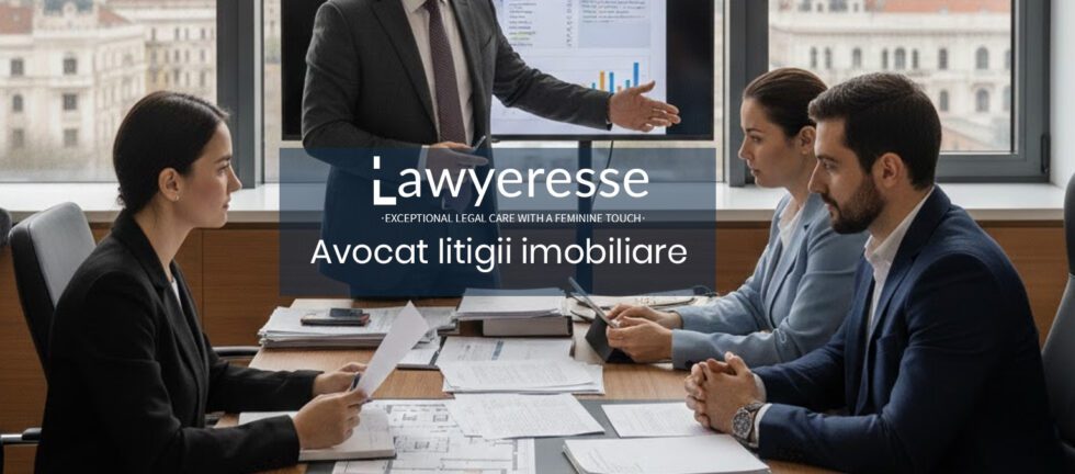 Avocat litigii imobiliare Bucuresti Lawyeresse reprezentare instanta dispute proprietate si dezvoltatori imobiliari.