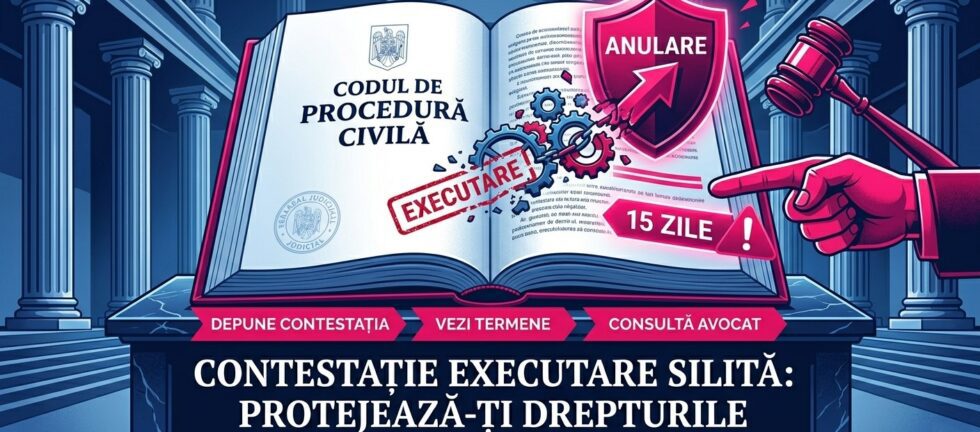 Urgența depunerii unei contestații la executare silită în România.
