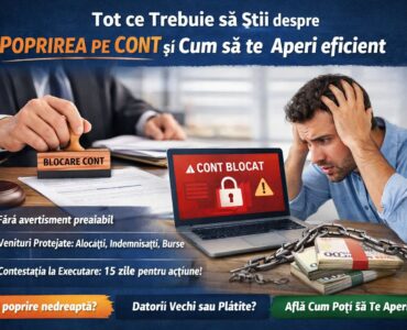 proprirea-pe-cont Poprire pe cont bancar, cont blocat, executarea silită și probleme financiare
